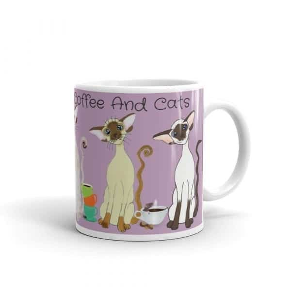 All You Need Is Coffee And Cats Mug - Image 3