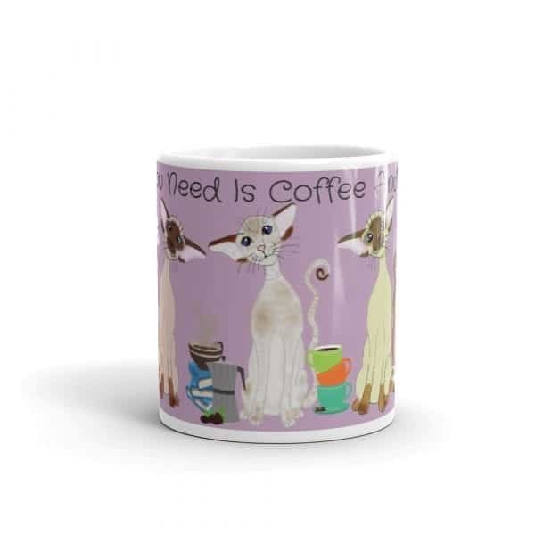 All You Need Is Coffee And Cats Mug - Image 2