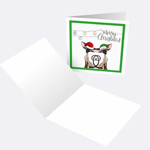 Pack of 10 Siamese and Oriental Christmas Cards - Image 3