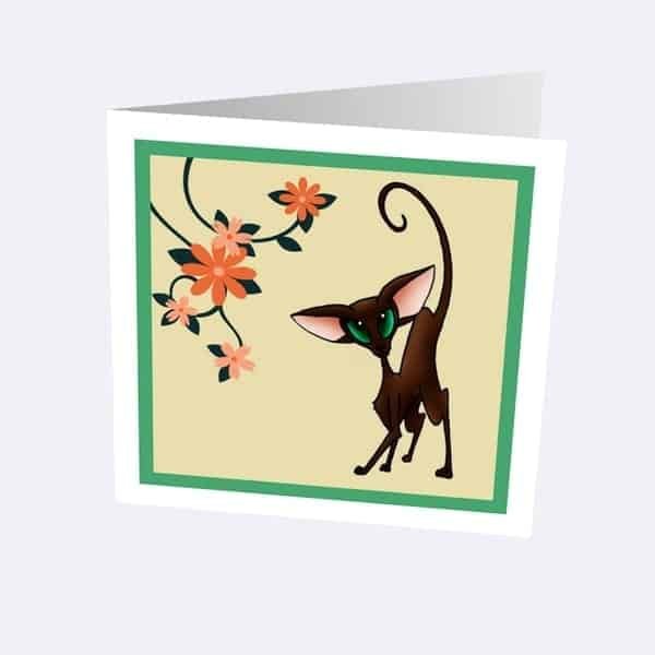 Pack of 10 Siamese & Oriental Any Occasion Cards - Image 4