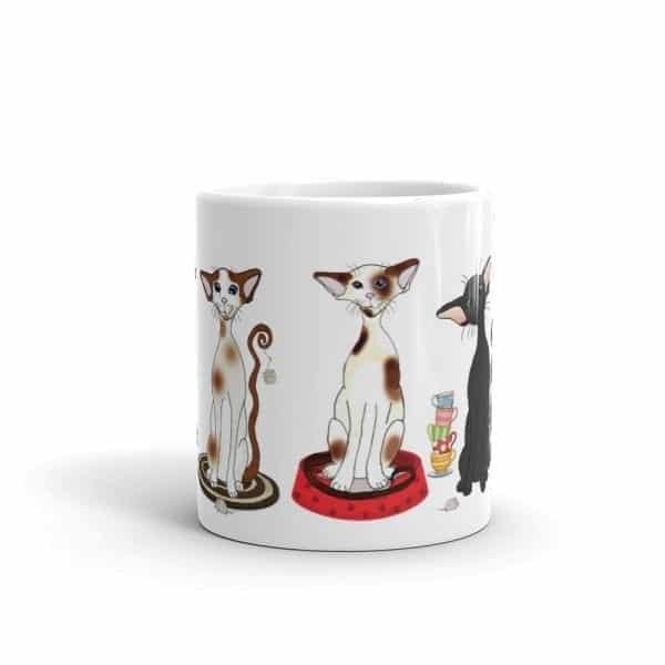 Oriental Cats Mug - Image 3