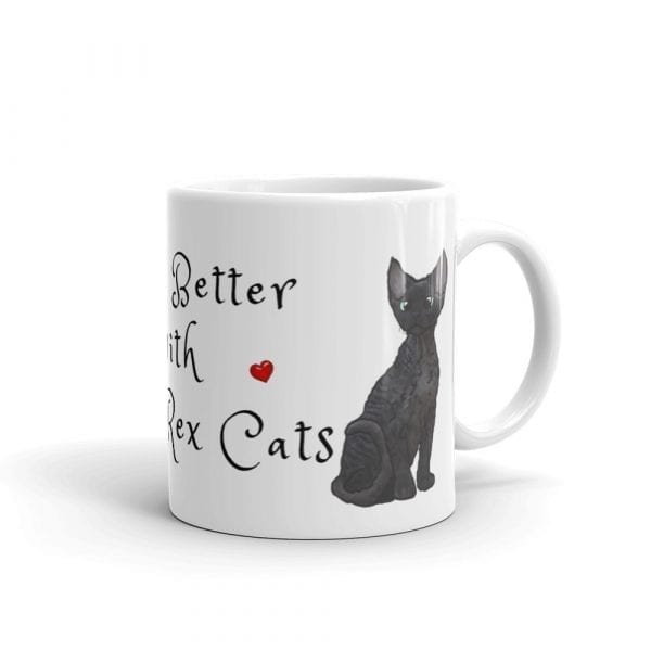 Devon Rex Cat Mug - Image 3