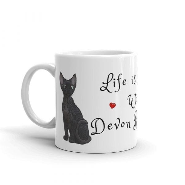 Devon Rex Cat Mug