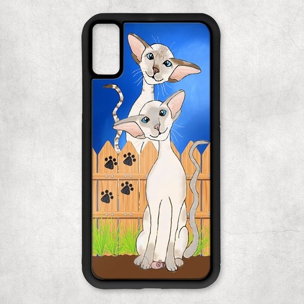 Siamese Cat Phone Case - Image 2