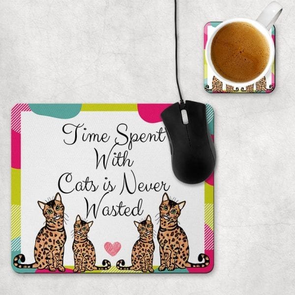 Bengal Cat Mouse Mat