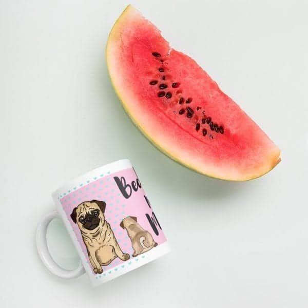 Pug Dog Mug – Add Your Own Name - Image 5