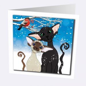 Siamese and Oriental Cat Cards