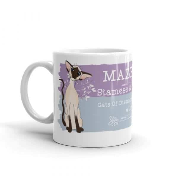 Siamese Cat Mug – Add Your Cattery Name - Image 3