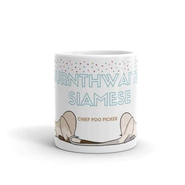 Siamese Cat Mug – Add Your Cattery Name - Image 2