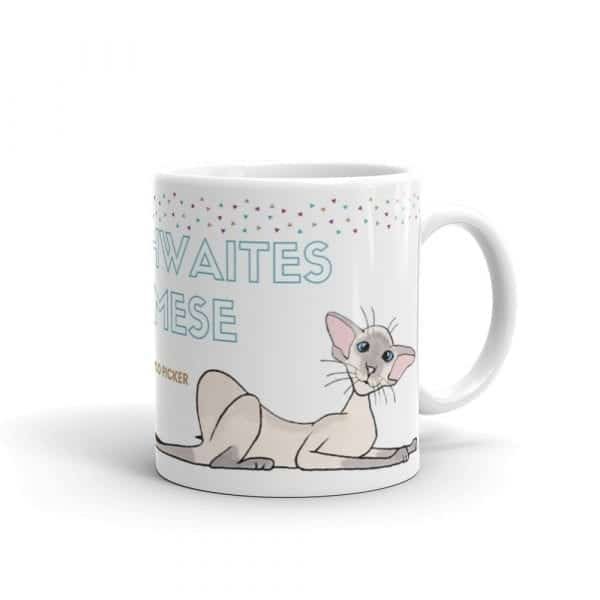 Siamese Cat Mug – Add Your Cattery Name