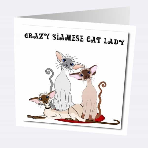 Siamese Greetings Card