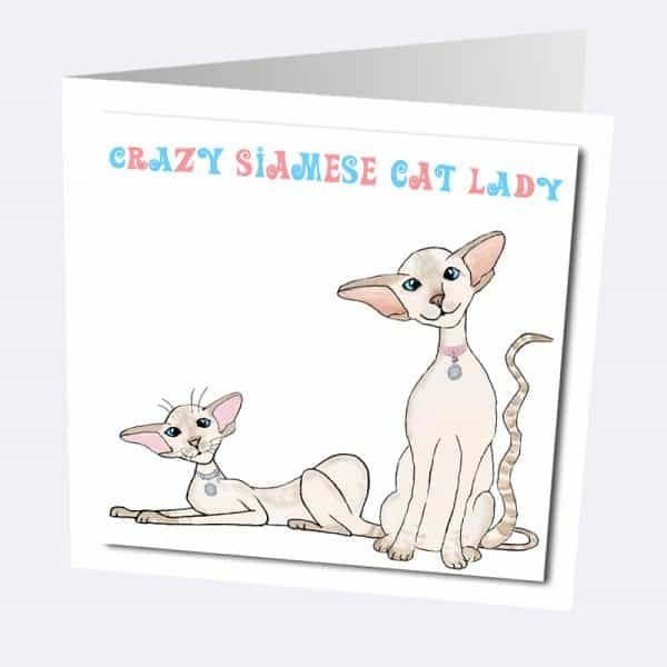 Siamese Greetings Card