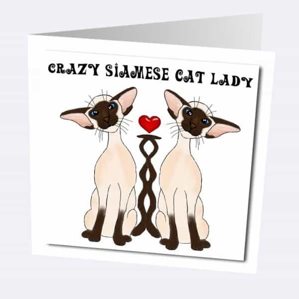 Siamese Greetings Card