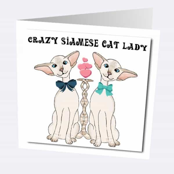 Siamese Greetings Card