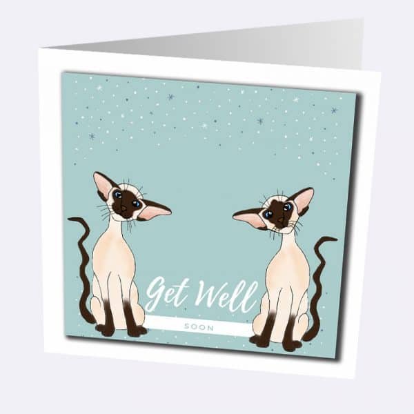 Siamese Greetings Card