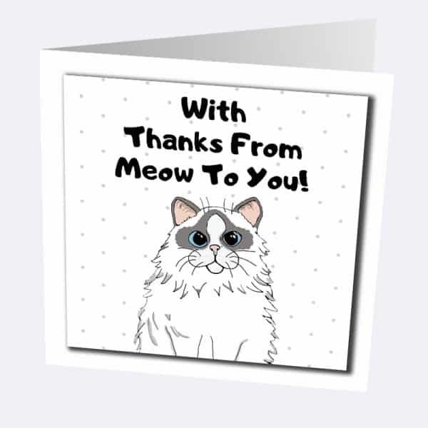 Ragdoll Greetings Card