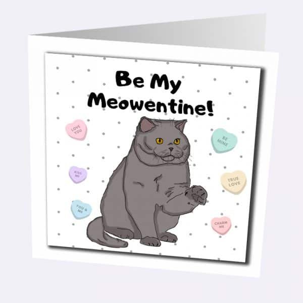 British Shorthair Greetings Card