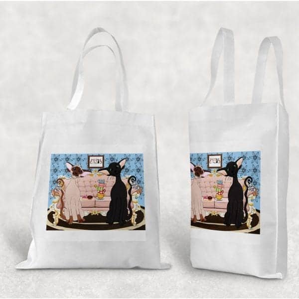 Siamese and Oriental Tote Bags