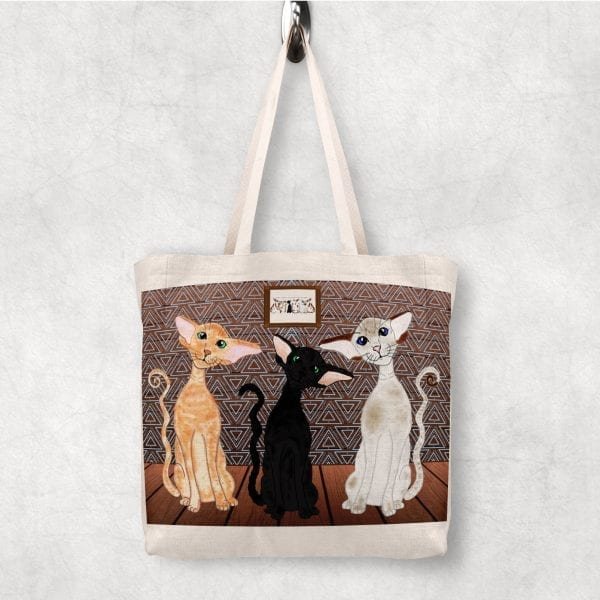 Siamese and Oriental Tote Bags - Image 2