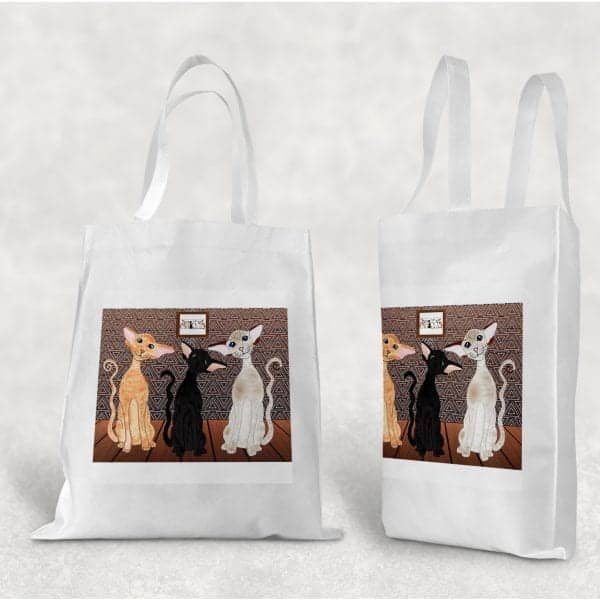 Siamese and Oriental Tote Bags