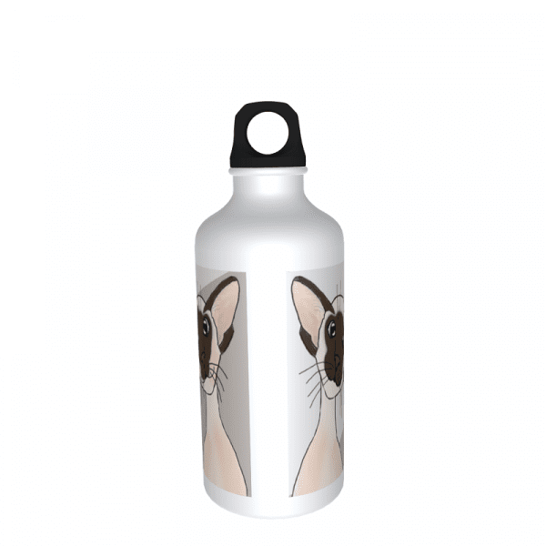 Siamese Cat Water Bottle - Image 4