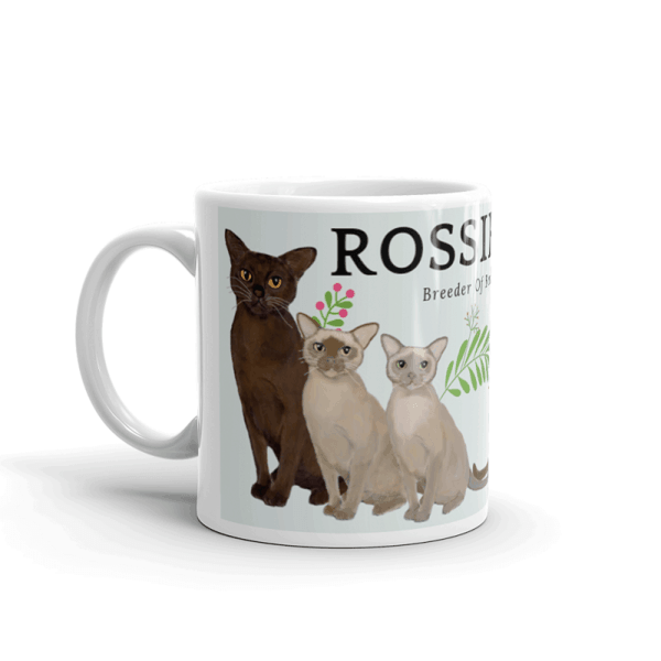 Burmese Cat Mug – Add Your Cattery Name - Image 3