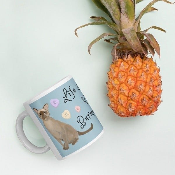 Burmese Cat Mug - Image 5