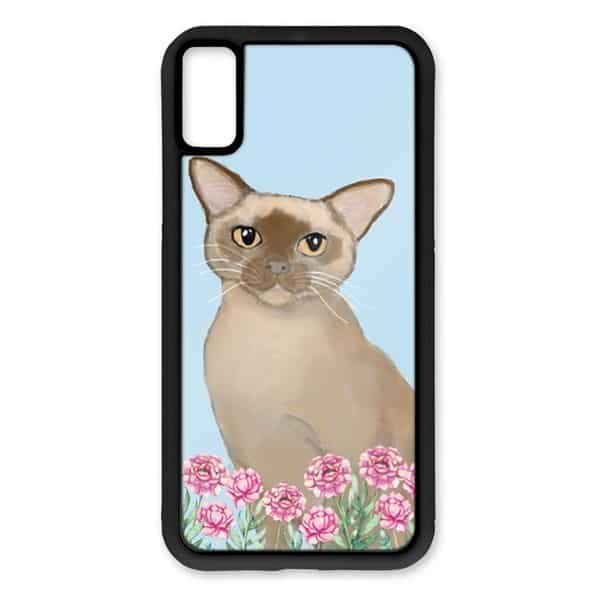 Burmese Cat Phone Case - Image 4