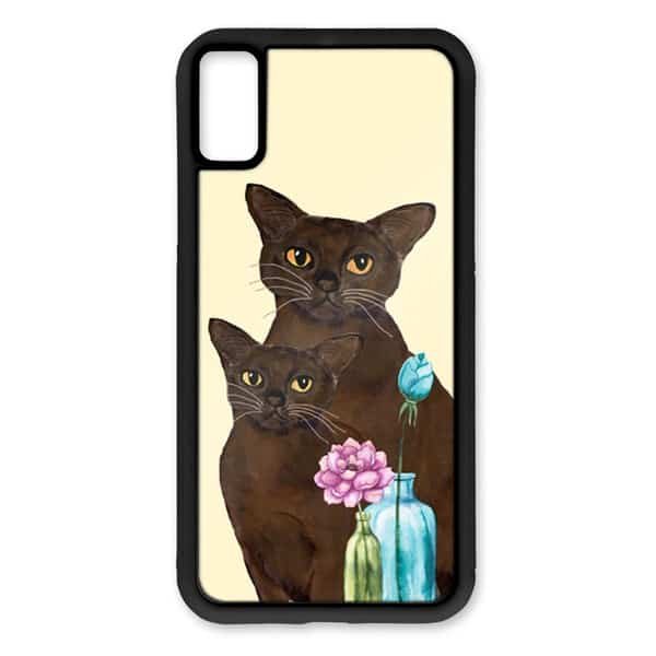 Burmese Cat Phone Case - Image 4