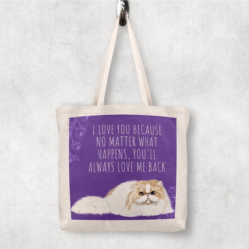 persian cat bag