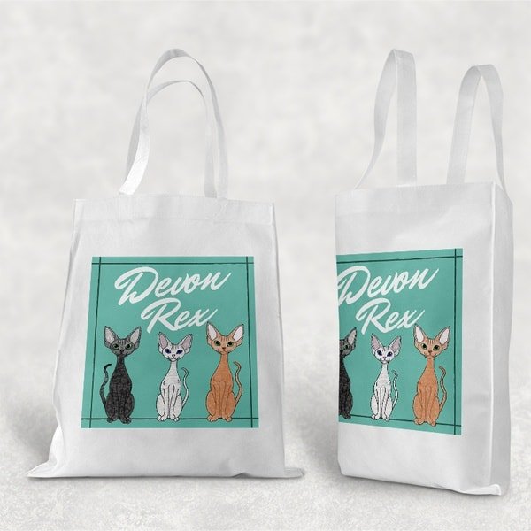 Devon Rex Tote Bag - Image 2