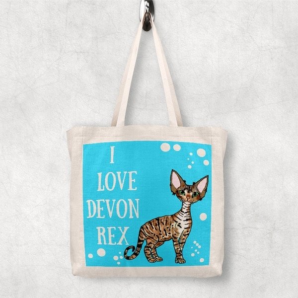 Devon Rex Tote Bag - Image 2