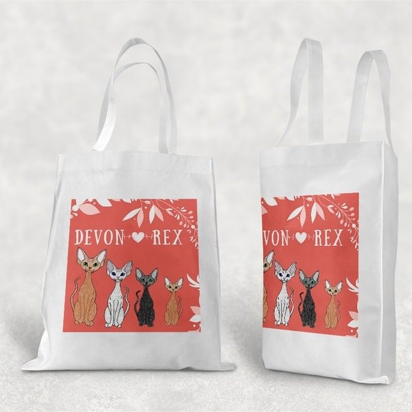 Devon Rex Tote Bag - Image 2