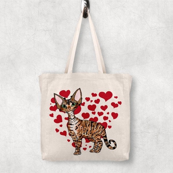 Devon Rex Tote Bag - Image 2