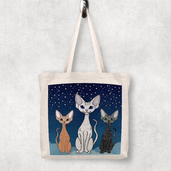 Devon Rex Tote Bag - Image 2