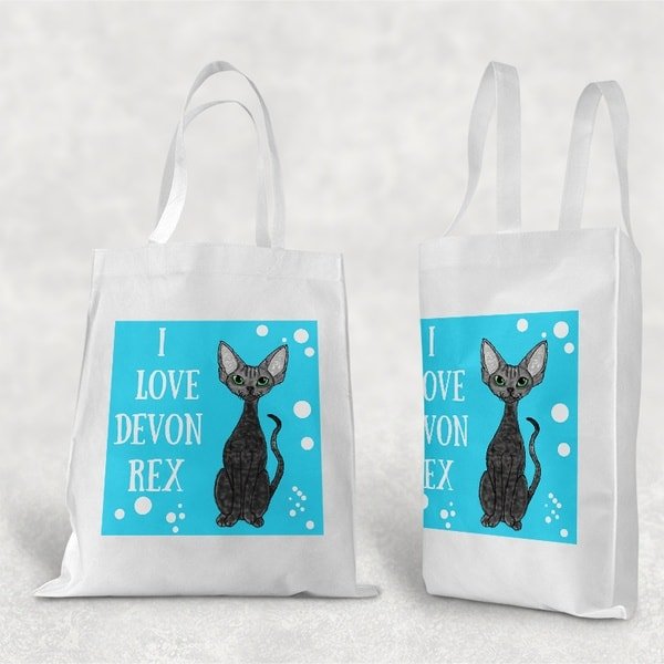 Devon Rex Tote Bag - Image 2