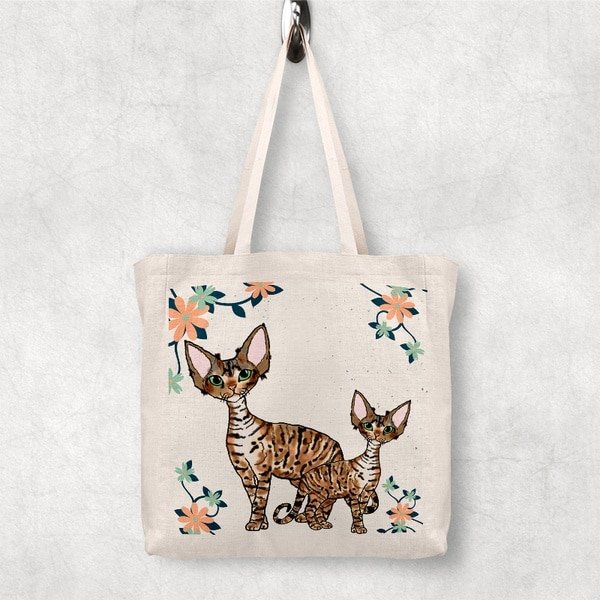 Devon Rex Tote Bag - Image 2