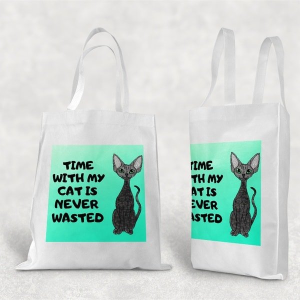 Devon Rex Tote Bag - Image 2