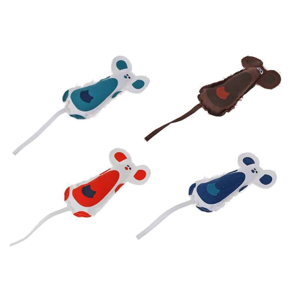 thumbnail image 2 of LOGOFUN 6-Pack Catnip Mouse Toys - Plush Interactive Toys For Indoor Cats 2 of 14