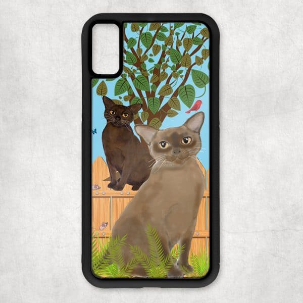 Burmese Cat Phone Case - Image 5