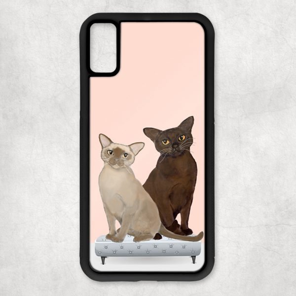 Burmese Cat Phone Case - Image 5