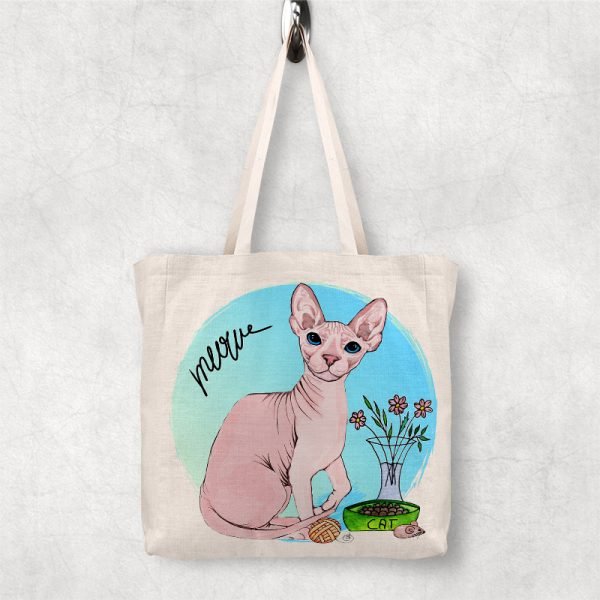 Sphynx Tote Bags