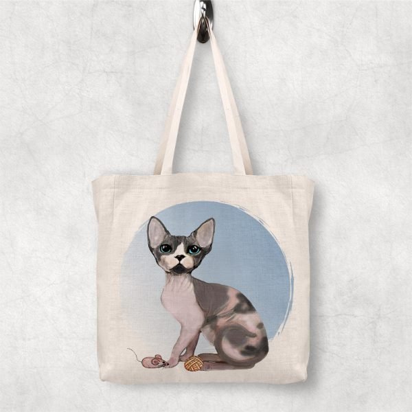 Sphynx Tote Bags