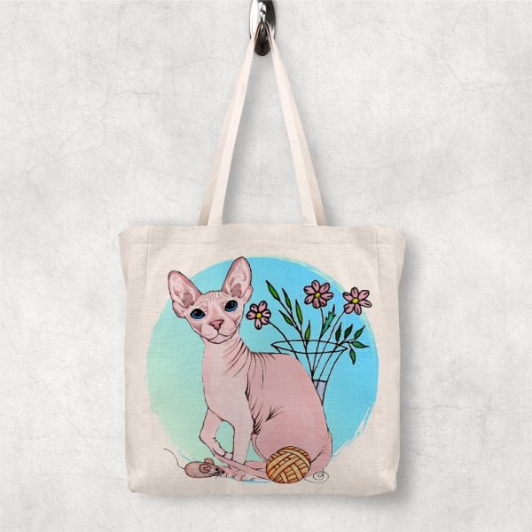 Sphynx Tote Bags