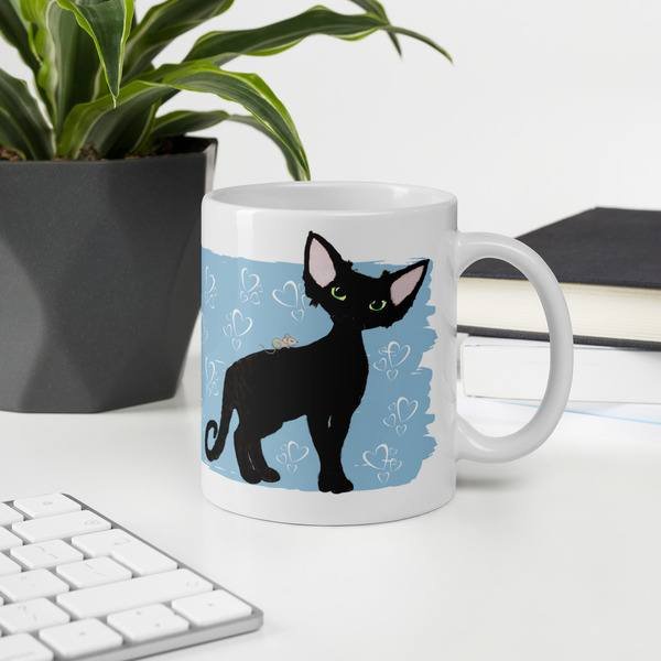 Devon Rex Cat Mug - Image 4