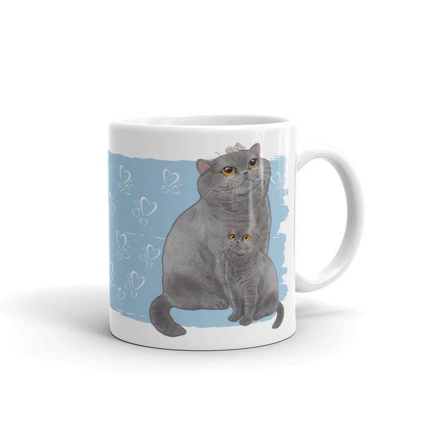 British Shorthair Cat Mug - Image 3