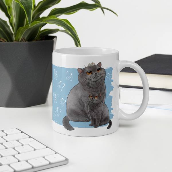 British Shorthair Cat Mug - Image 5