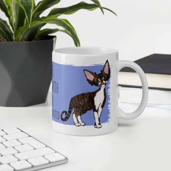 Devon Rex Cat Mug - Image 5