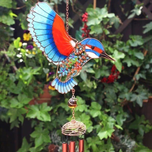 Kingfisher Glass Windchime - Image 2