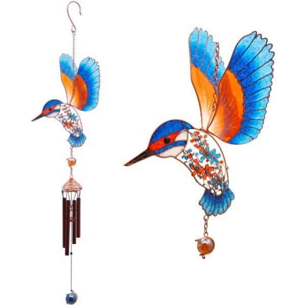 Kingfisher Glass Windchime